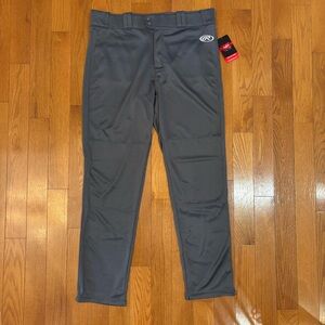 New Rawlings Gray Men's Baseball Pants